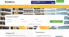 Desktop Screenshot of bouwjobs.nl